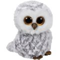 TY Owlette vit uggla gosedjur - regular 15 cm